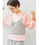 ピグメント加工ロゴ刺繍ロングTシャツ