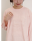 ピグメント加工ロゴ刺繍ロングTシャツ