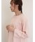 ピグメント加工ロゴ刺繍ロングTシャツ