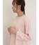 ピグメント加工ロゴ刺繍ロングTシャツ