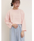 ピグメント加工ロゴ刺繍ロングTシャツ
