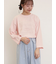 ピグメント加工ロゴ刺繍ロングTシャツ