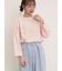 ピグメント加工ロゴ刺繍ロングTシャツ