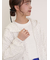 ピグメント加工ロゴ刺繍ロングTシャツ