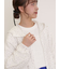 ピグメント加工ロゴ刺繍ロングTシャツ