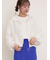 ピグメント加工ロゴ刺繍ロングTシャツ