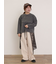 ピグメント加工ロゴ刺繍ロングTシャツ