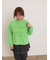 ピグメント加工ロゴ刺繍ロングTシャツ