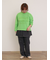 ピグメント加工ロゴ刺繍ロングTシャツ