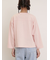 ピグメント加工ロゴ刺繍ロングTシャツ