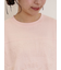 ピグメント加工ロゴ刺繍ロングTシャツ