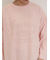 ピグメント加工ロゴ刺繍ロングTシャツ