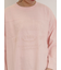 ピグメント加工ロゴ刺繍ロングTシャツ