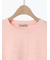 ピグメント加工ロゴ刺繍ロングTシャツ