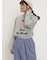 ロゴ刺繍アソートロングTシャツ