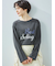 ロゴ刺繍アソートロングTシャツ