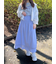 袖口フリルメロウロゴプリントロンT