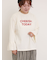袖口フリルメロウロゴプリントロンT