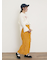 袖口フリルメロウロゴプリントロンT