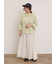 袖口フリルメロウロゴプリントロンT
