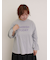 袖口フリルメロウロゴプリントロンT