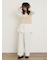 テープヤーンビスチェ
