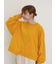 ミニ裏毛ブロッキングショートスウェット
