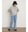 ミニ裏毛ブロッキングショートスウェット