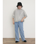 ミニ裏毛ブロッキングショートスウェット