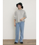 ミニ裏毛ブロッキングショートスウェット