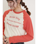 シアーラグランロゴTシャツ