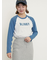 シアーラグランロゴTシャツ