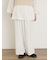 【M/Lサイズ】ドット柄ストレートパンツ