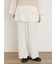 【M/Lサイズ】ドット柄ストレートパンツ