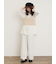 【M/Lサイズ】ドット柄ストレートパンツ