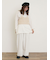 【M/Lサイズ】ドット柄ストレートパンツ