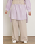 【M/Lサイズ】ドット柄ストレートパンツ