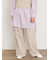 【M/Lサイズ】ドット柄ストレートパンツ