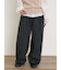 【M/Lサイズ】ドット柄ストレートパンツ