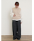 【M/Lサイズ】ドット柄ストレートパンツ