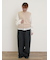 【M/Lサイズ】ドット柄ストレートパンツ