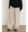 【M/Lサイズ】ドット柄ストレートパンツ
