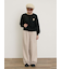 【M/Lサイズ】ドット柄ストレートパンツ