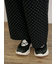 【M/Lサイズ】ドット柄ストレートパンツ