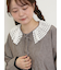 【ゆべし×Samansa Mos2】襟取り外しブラウス
