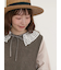 【ゆべし×Samansa Mos2】襟取り外しブラウス