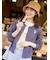 【ゆべし×Samansa Mos2】ブローチ付2WAYニット