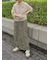 【ゆべし×Samansa Mos2】ブローチ付2WAYニット