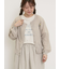 【ゆべし×Samansa Mos2】ブローチ付2WAYニット