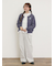 【ゆべし×Samansa Mos2】ブローチ付2WAYニット